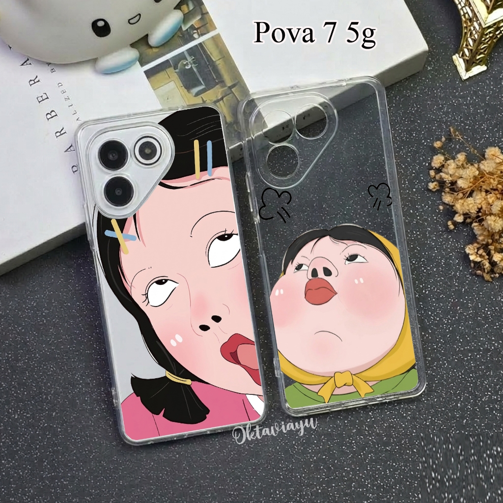 เคสใส Hp Tecno Pova 7 5g 2 Neo 2 6 5 Neo 5 3 5g 4 Pro 6 Pro Camon 40 Spark Go 1 Softcase Custom N 19