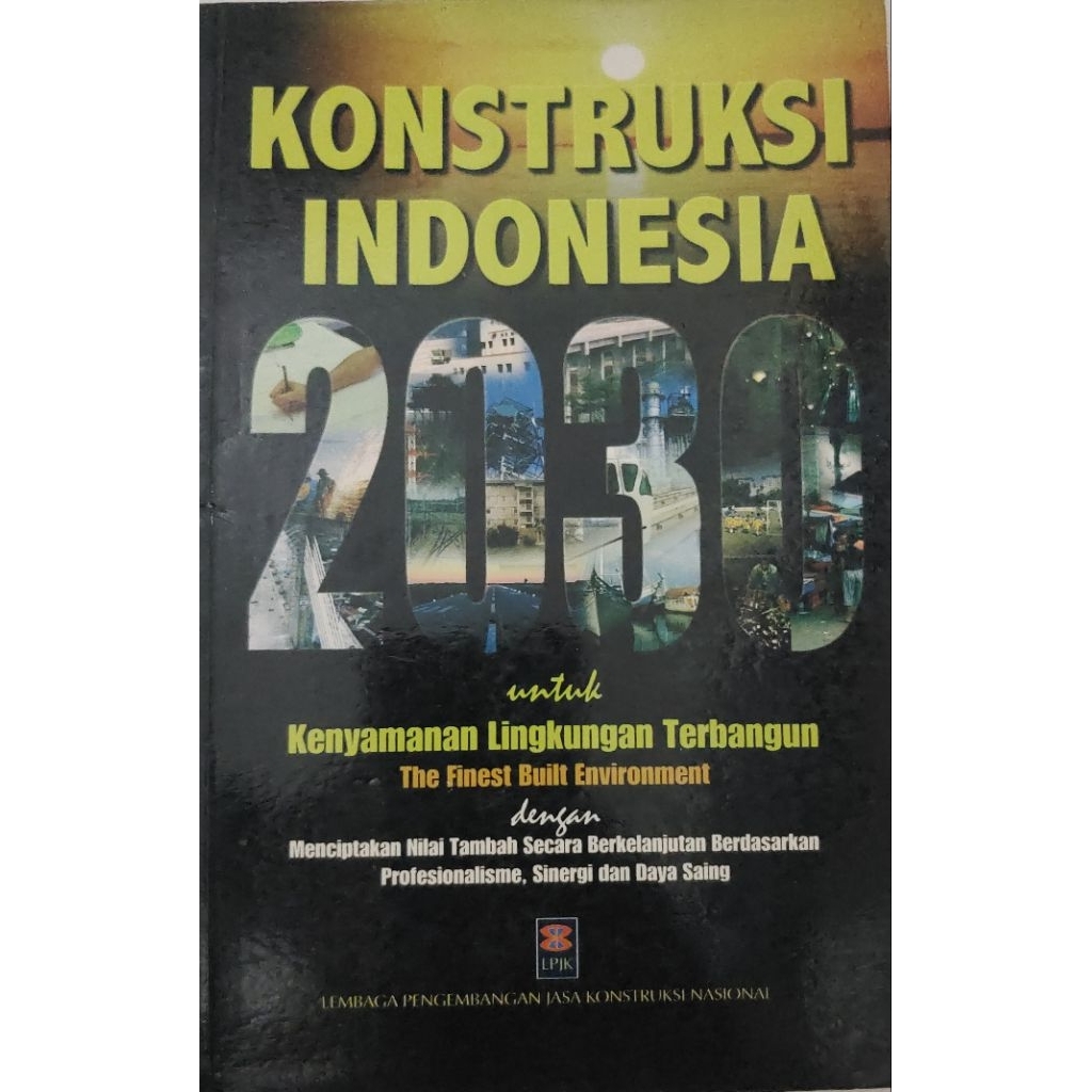 หนังสือการก่อสร้าง INDONESIAN ที่ใช้แล้วดั้งเดิม 2030