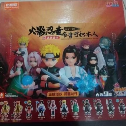 Buluke Naruto Galaxy Version 01 Blokes Naruto Sasuke Sakura Tobi Minato Sasori Itachi Kushina
