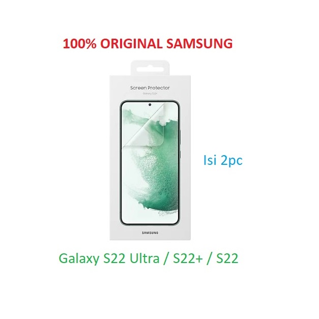 ตัวป้องกันหน้าจอป้องกันรอยขีดข่วน Galaxy S22 Ultra S22+ Plus S22 5G ของแท้