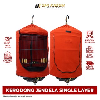 Kerodong Double layer Jendela Polos Sangkar Burung Murai No 1 Murai No 2 By Umi Kasum | Kerodong Bulat Premium Praktis Saat Gantangan
