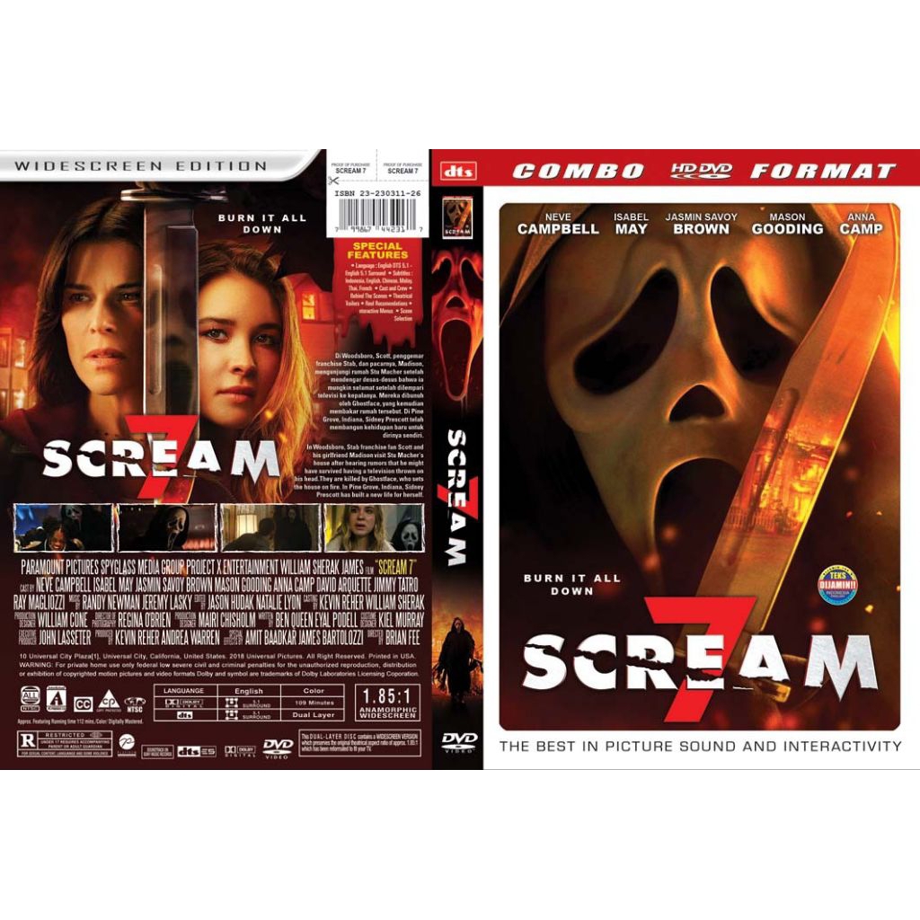 SCREAM 7 DVD CASSETTE (2026)