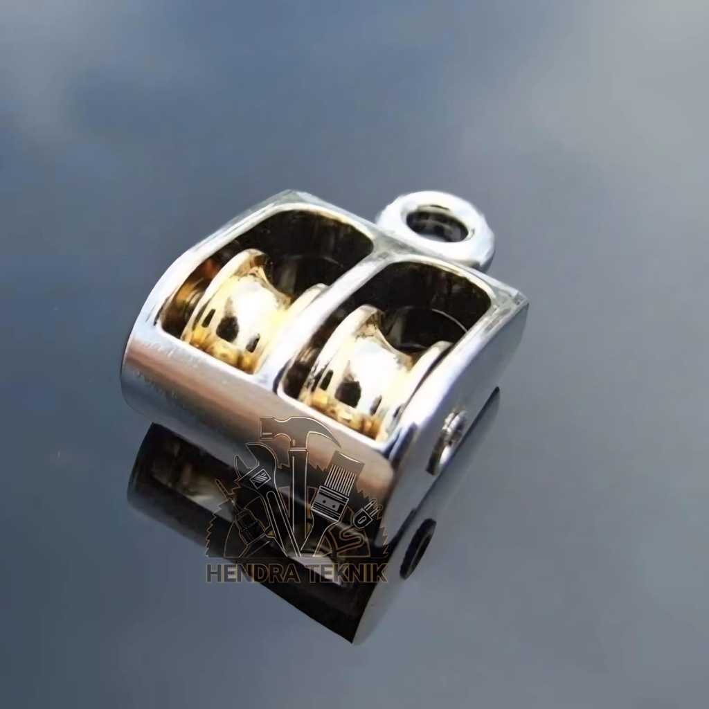 MINI BIRD SCRAPER DOUBLE PULLEY FLAG PULLEY DOUBLE PULLEY GOODS PULLEY