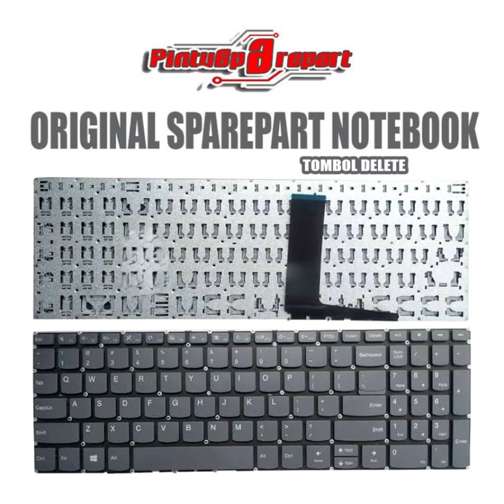 TOMBOL (ปุ่มลบอัจฉริยะ) คีย์บอร์ดเดิม ldeapad V330-15 V330-15IKB 81AX V330-15ISK V130-15IKB V130-15I