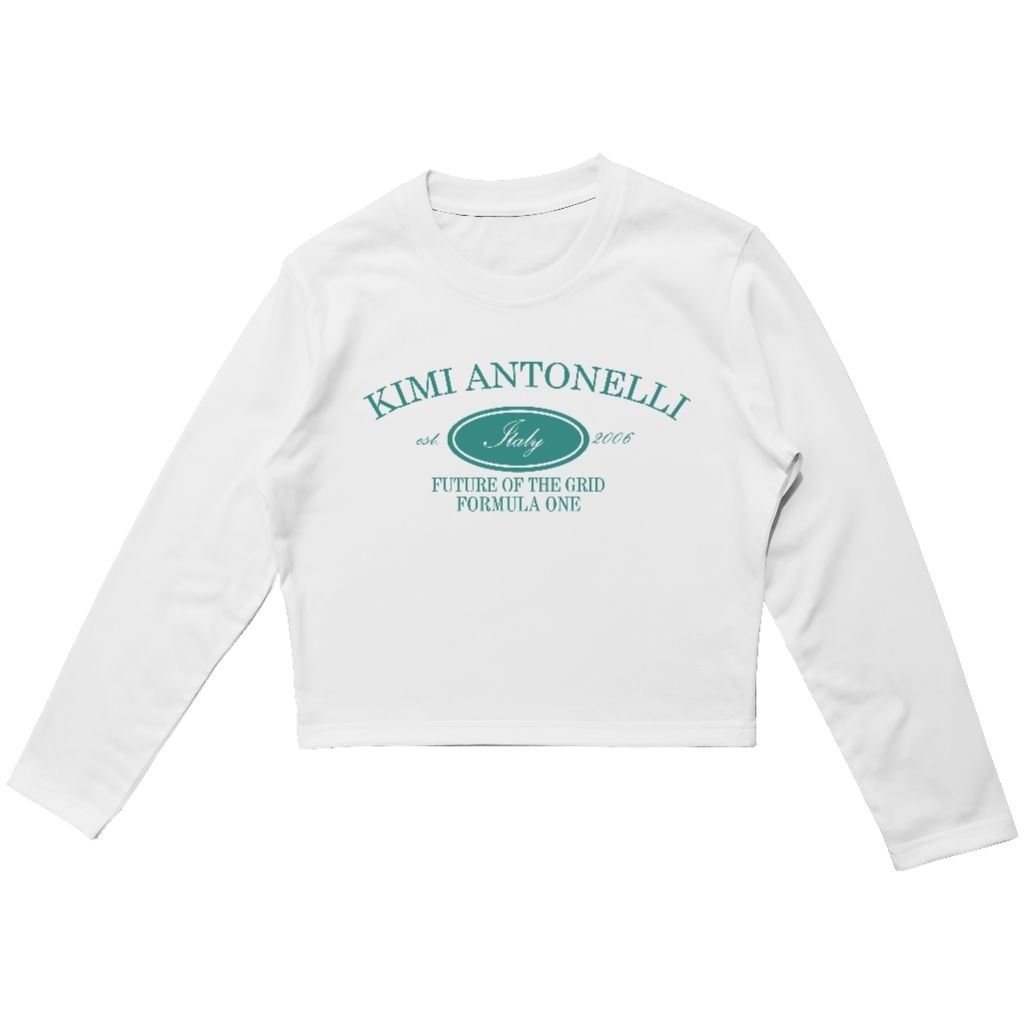 เสื้อยืดเด็กแขนยาว Kimi Antonelli Est อิตาลี สูตรวัน