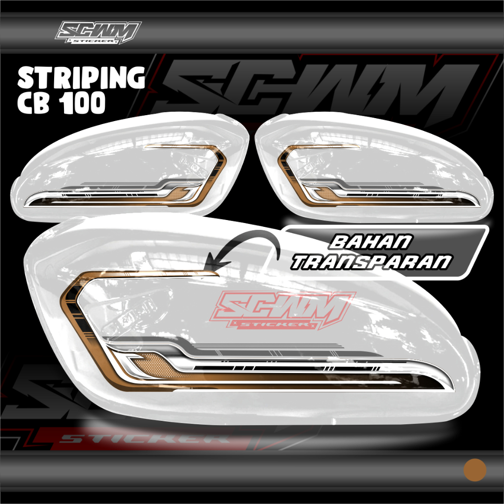 TRANSPARENT UV STRIPING CB 100, CB 100 HEREX STRIPING, LATEST TRANSPARKENT UV STRIPING CB 100