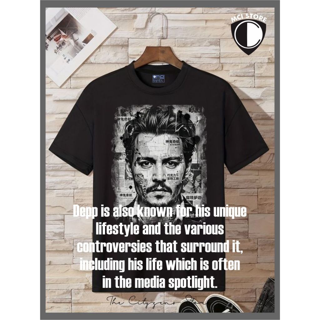เสื้อยืด Johnny Depp Eps 3 ชาย/หญิง