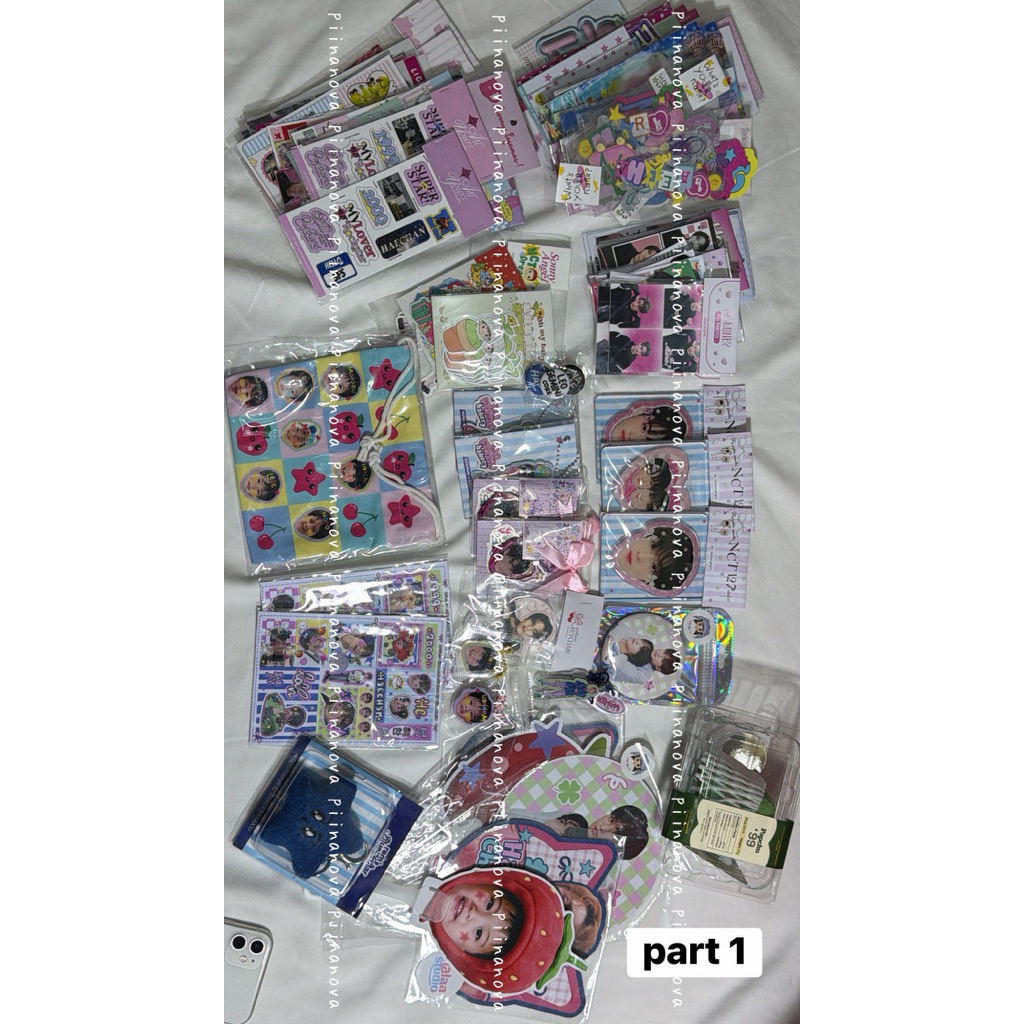 [PRELOVED min ซื้อ 2 ชิ้น] PART 1 aab nct 127 dream mark haechan id photo sticker