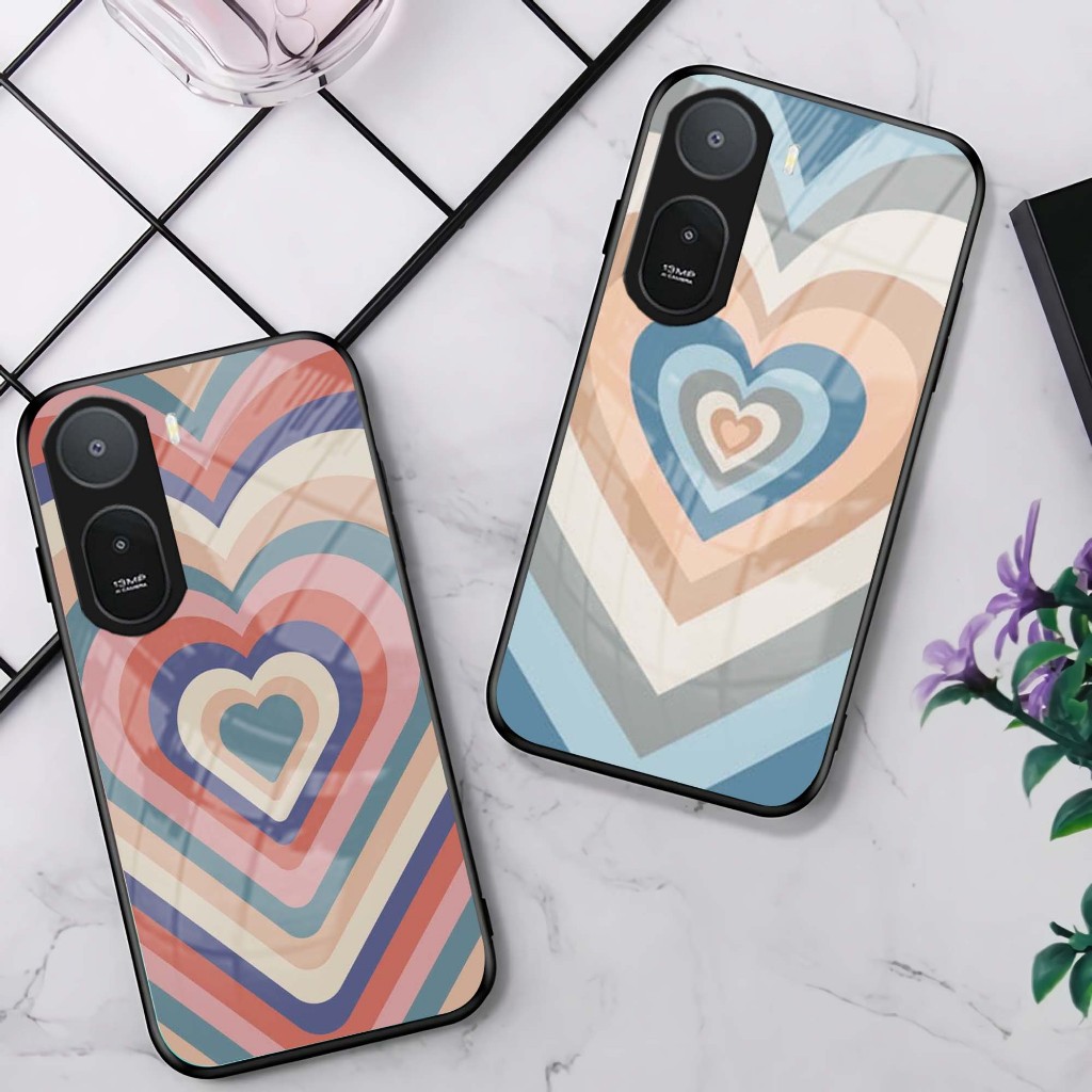 HP MG19 Softcase Glass สําหรับ Redmi A7 PRO - Poco C85X เคสโทรศัพท์ - Poco C85X โทรศัพท์ป้องกัน - Po