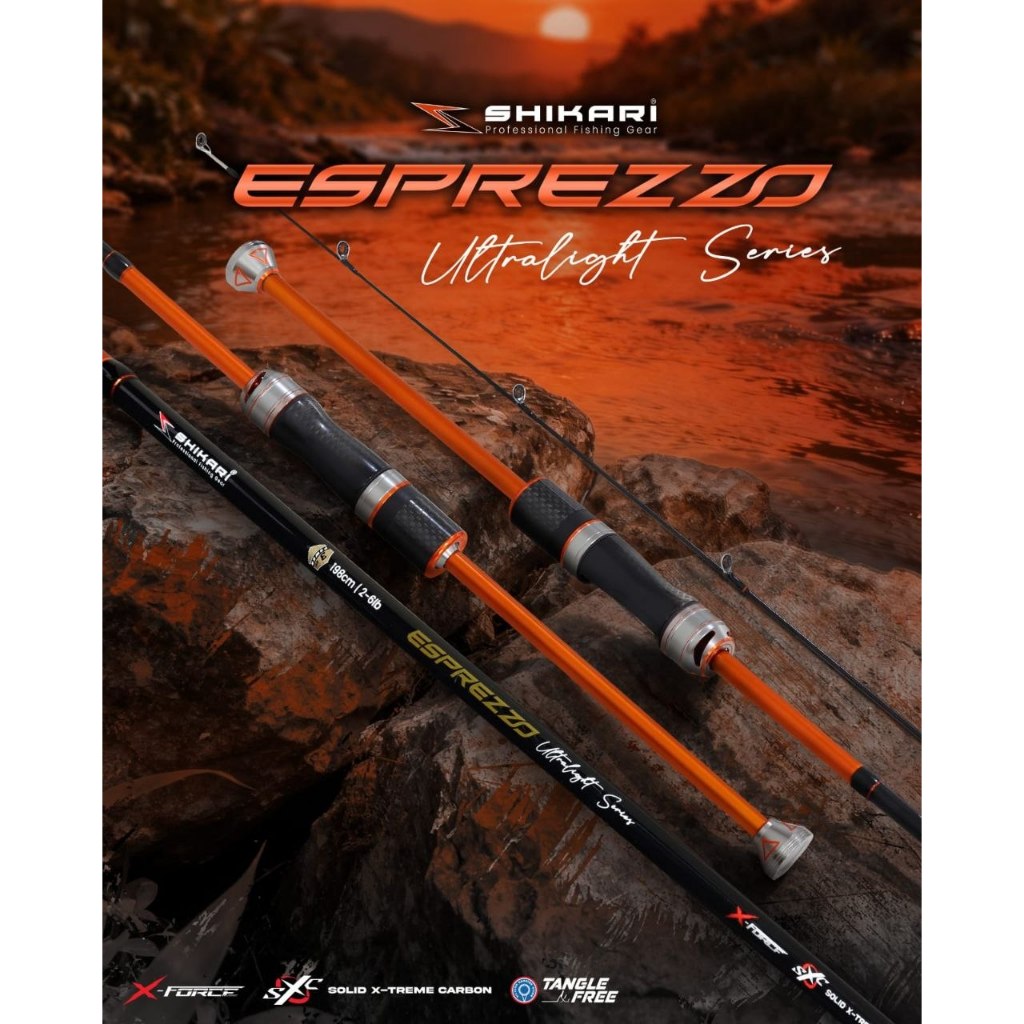 UL SHIKARI ESPREZO 2-6Lb 198ซม. คันเบ็ดดีไซน์ทันสมัย