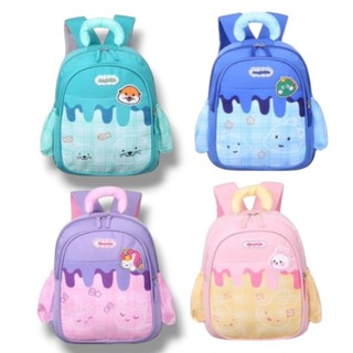 Tas Ransel Backpack Silver Girl Jungle Kids Lava Cream 45115