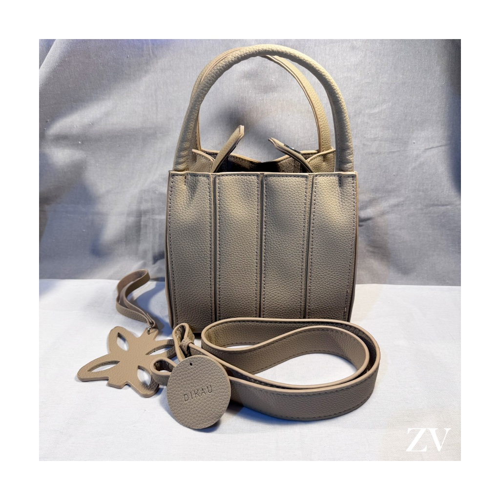 PRELOVED: DIKKAAU MILAO BAG SLING BAG WOMENS TOTE BAG_TAUPE