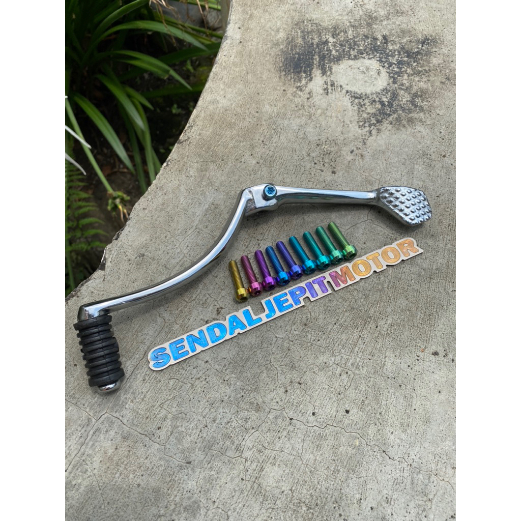 BOLT TITANIUM สําหรับเกียร์ OPERATION PEDAL C2S C2SS TITANIUM BOLT GEAR PEDAL BOLT TITANIUM BOLT GEA
