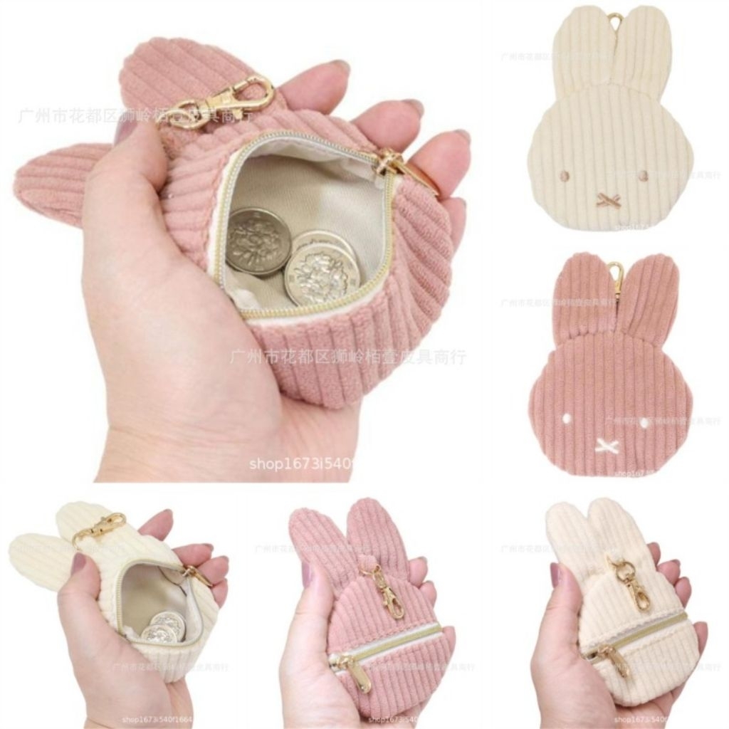 Miffy Small Coin Pouch Corduroy Coin Purse