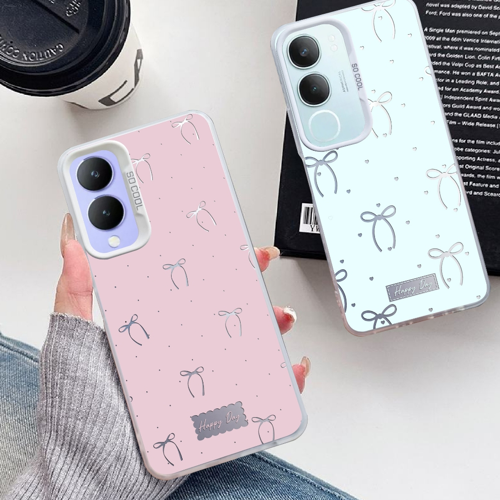 VIVO Y17S yY19S Y19S PRO เคสโทรศัพท์ริบบิ้นโบว์น่ารัก [X43]