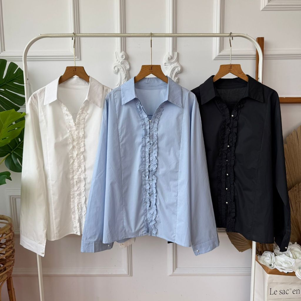 [WHOLESALE] JR1225-3 -RACHELLE BLOUSE (3 ชิ้น @125,000)