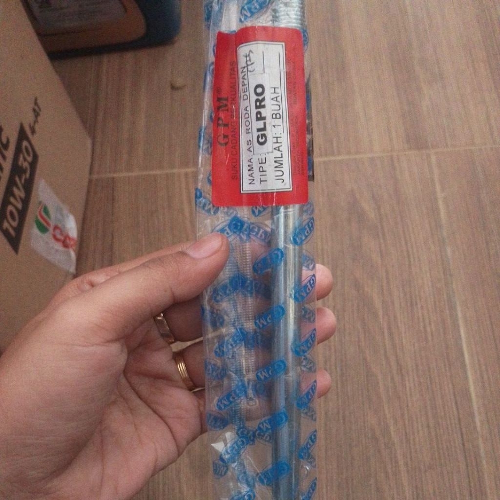 เพลาหน้า+น๊อต gl pro megapro NEW original TW item