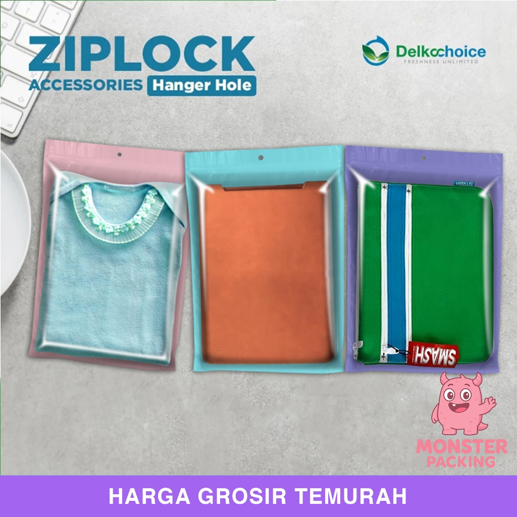ZIPLOCK BAG ACCESSORIES CLIP DELKOCHOICE PREMIUM PACKAGING พลาสติก