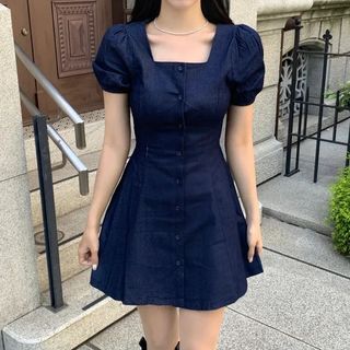 KIEL DRESS SOFT JEANS // DRESS REMAJA KASUAL // DRESS JEANS S-XL