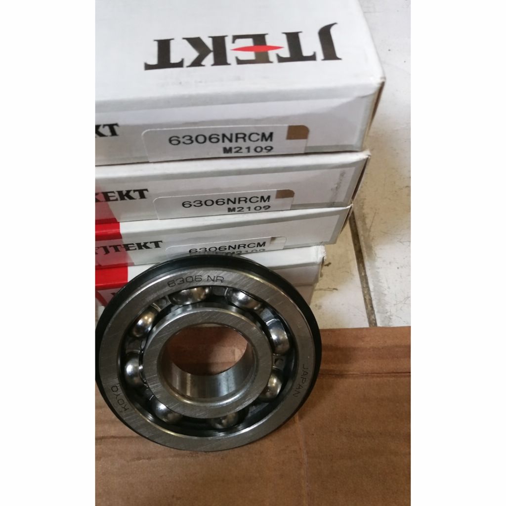 BEARING 6306NR KOYO LAHER 6306 NR KOYO 30X72X19 SNAP RINGS TRANSMISSION T120