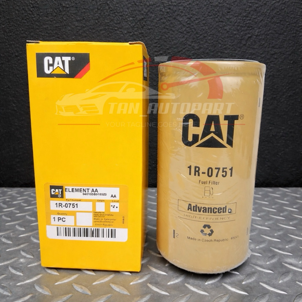 กรองน้ํามันเชื้อเพลิงดีเซล 320B 320C 320D 3116 3126 PN 1R-0751 1R0751 1R 0751