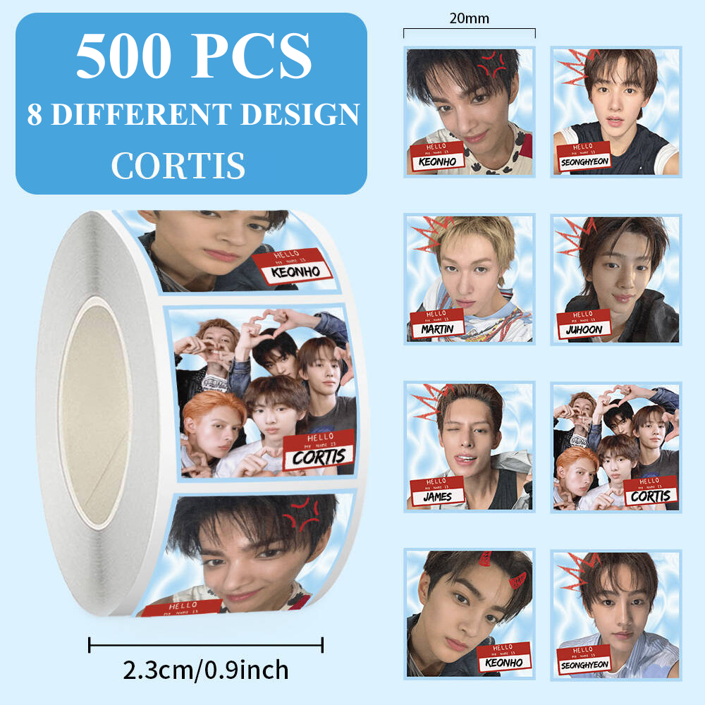 500 ชิ้น CORTIS STICKER ROLL KPOP mail STICKER deco ของแถม kpop เกาหลี