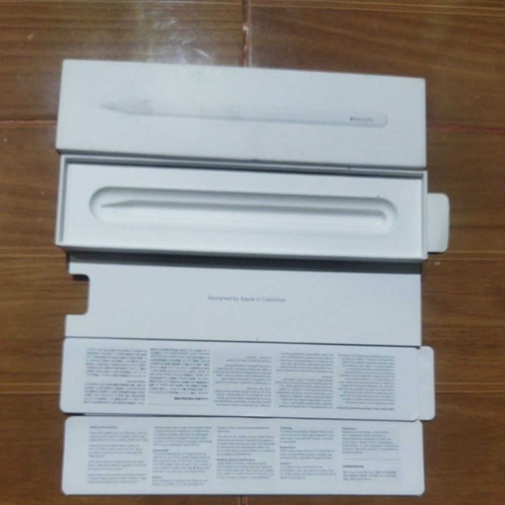 กล่องกระดาษ Apple pencil pro มือสองต้นฉบับ