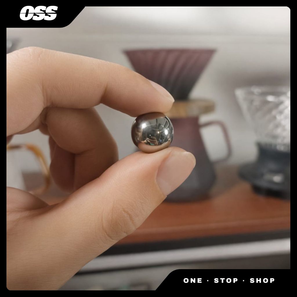 Stainless Steel Immersion Switch Dripper Ball - Ball for V60 Immersion Dripper Valve - 13.5 mm.