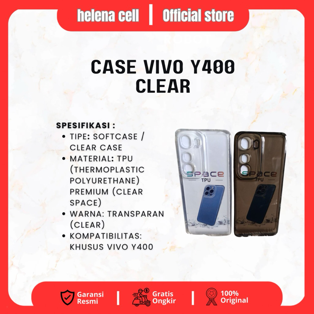 เคสใส Vivo Y400*****