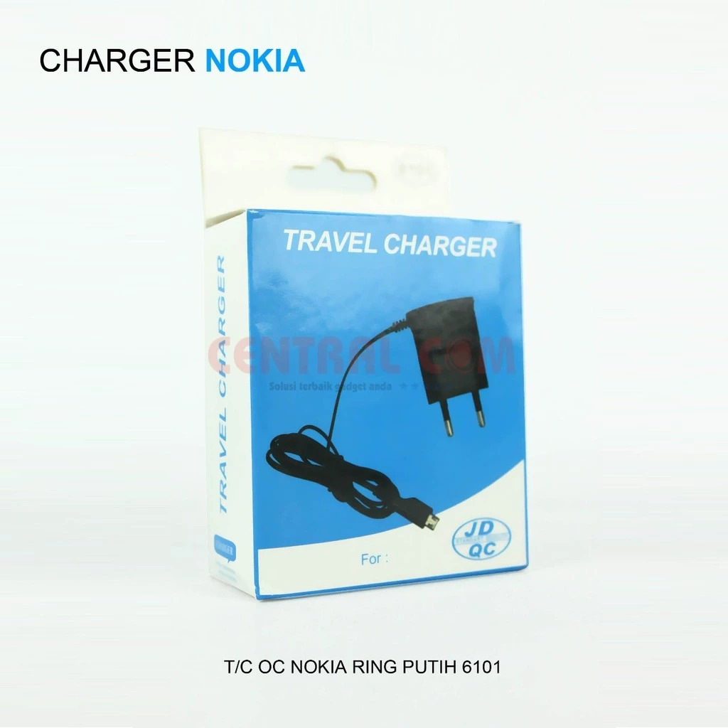 T/C HP NOKIA RING สีขาว 6101 / HANDPHONE CHARGER OC NOKIA 6101