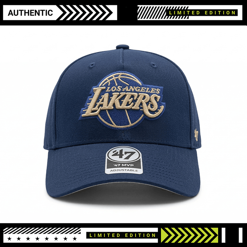หมวก Lakers Navy - หมวก Lakers NBA แบบปรับได้คุณภาพสูง - ของแท้รุ่นลิมิเต็ด