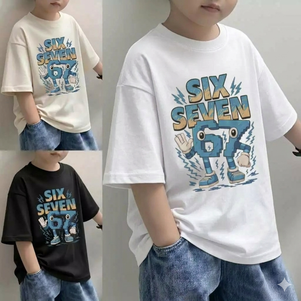 SIX SEVEN 67 Boys Oversize Top / Boys Fashion / Kids T-Shirt
