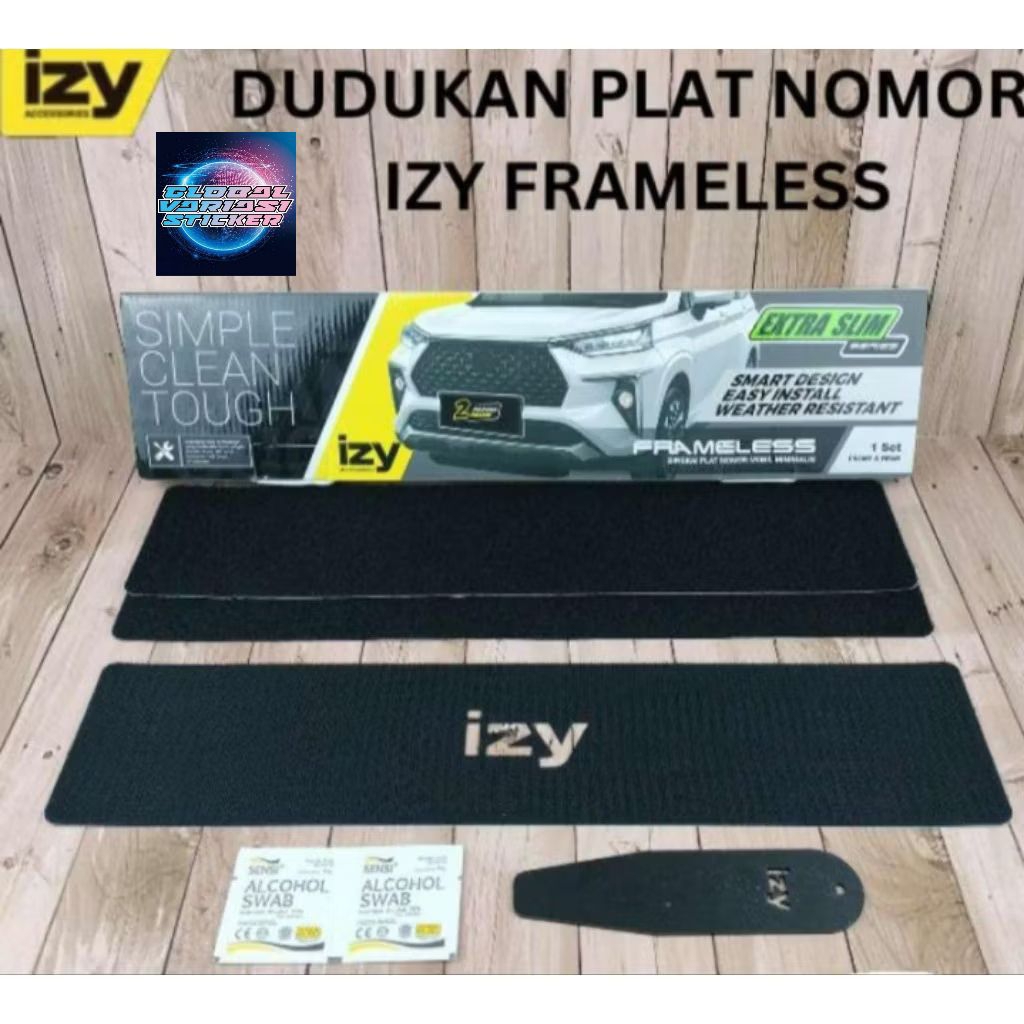 นั่งแผ่นรถ Izy Extra Slim BK