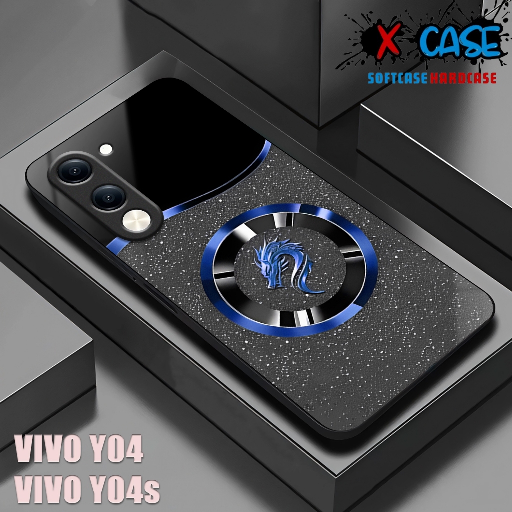 HP VIVO Y04 Softcase VIVO Y04S เคสเคลือบเงาปลอกกระจกเงาตัวป้องกันโทรศัพท์อุปกรณ์เสริมโทรศัพท์