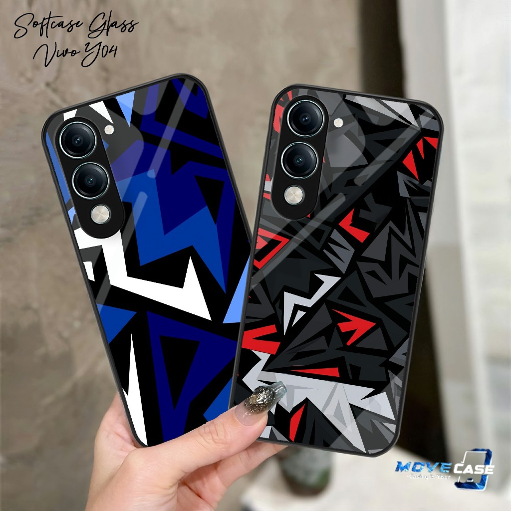 MV833 Softcase Glass VIVO Y04 - เคสซิลิโคน VIVO Y04 รุ่นล่าสุด - เคส VIVO Y04 ตัวป้องกันโทรศัพท์มือถ