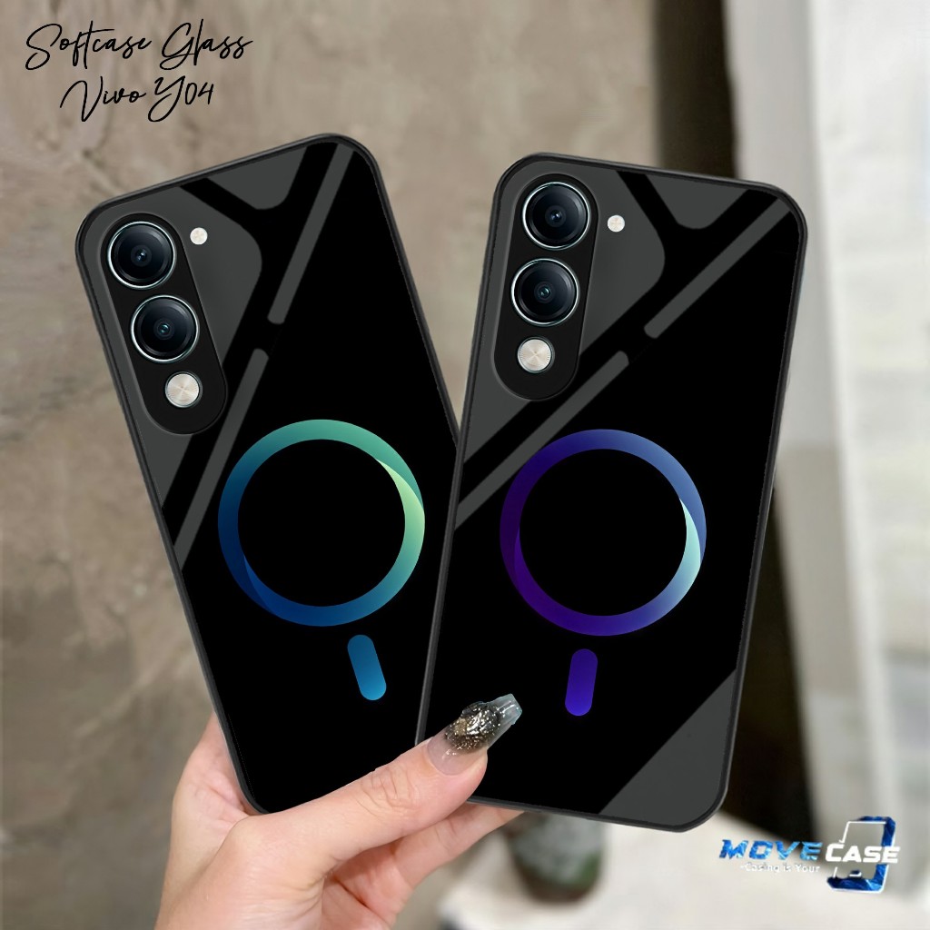 MV834 Softcase Glass VIVO Y04 - เคสซิลิโคน VIVO Y04 ล่าสุด - เคส VIVO Y04 ตัวป้องกันโทรศัพท์มือถือ
