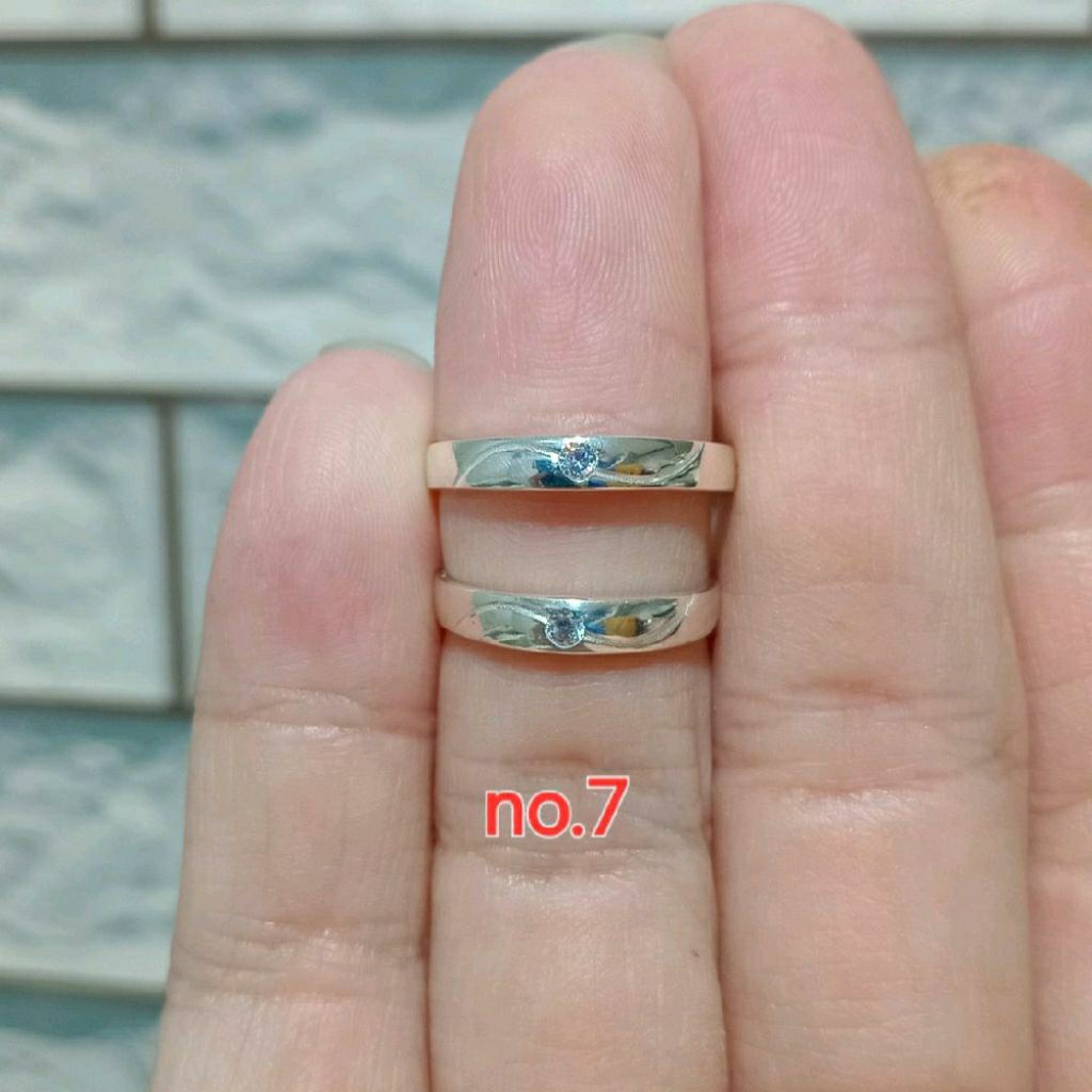 COUPLE RING / COUPLE RING / WEDDING RING / WEDDING RING NO. 7 (925 เงิน)