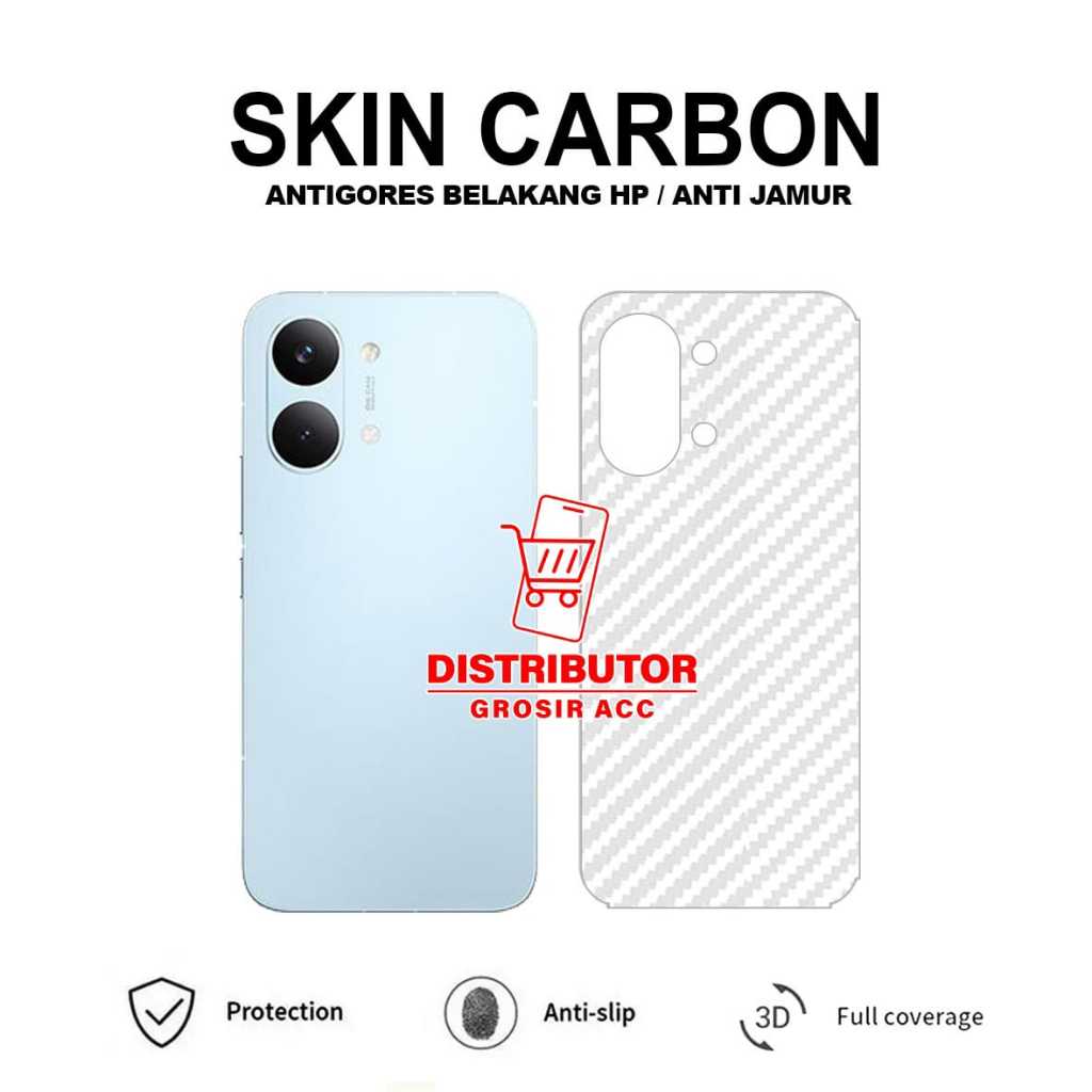 POCO X7 5G POCO X7 PRO 5G POCO X8 PRO POCO X8 PRO MAX SKIN CARBON TRANSPARENT ANTI-SCRATCH BACK POCO