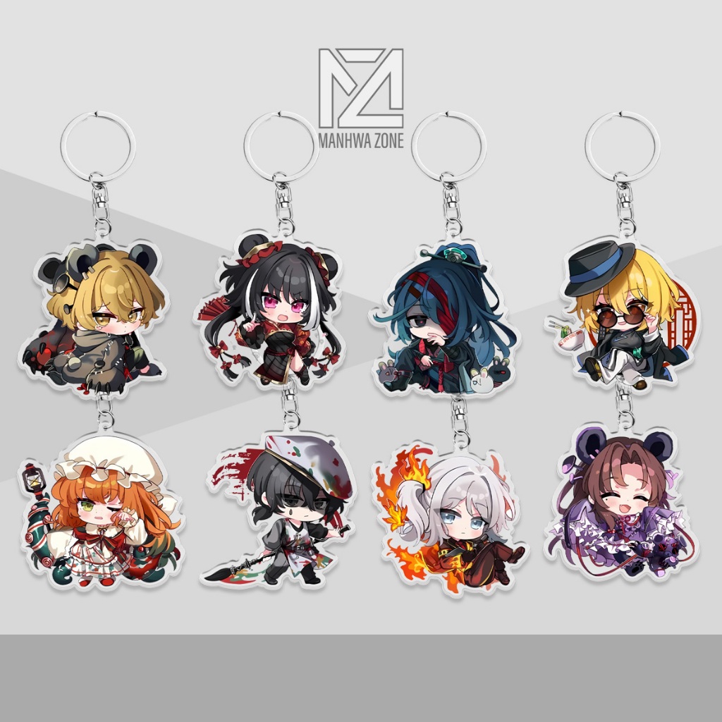 GANTUNGAN Anime LIMBUS COMPANY พวงกุญแจอะคริลิค / พวงกุญแจอะคริลิคบริษัท Limbus