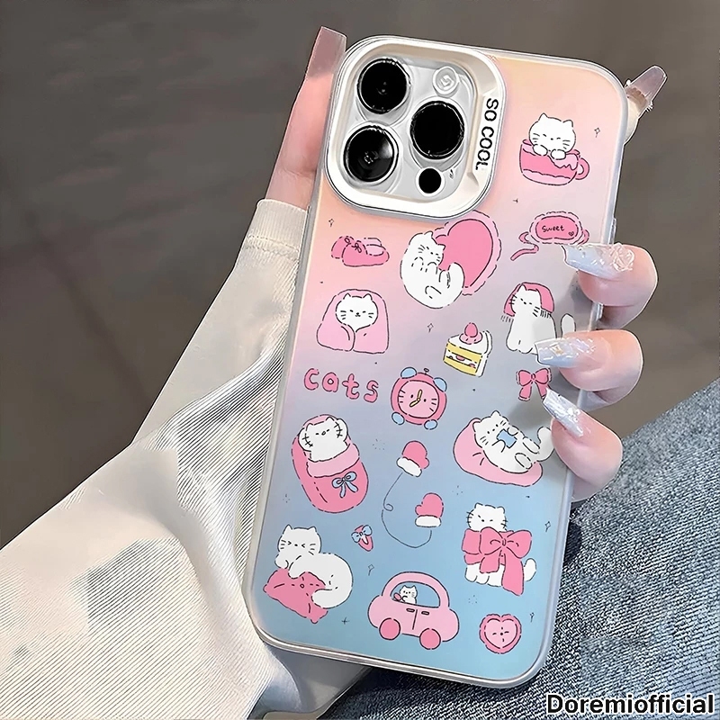 PATTERN OF KITTY และ PUPPY + REQUEST PHOTO CASE IMD GLOSSY สําหรับ INFINIX SMART 5 6 7 8 9 10 ร้อน 9