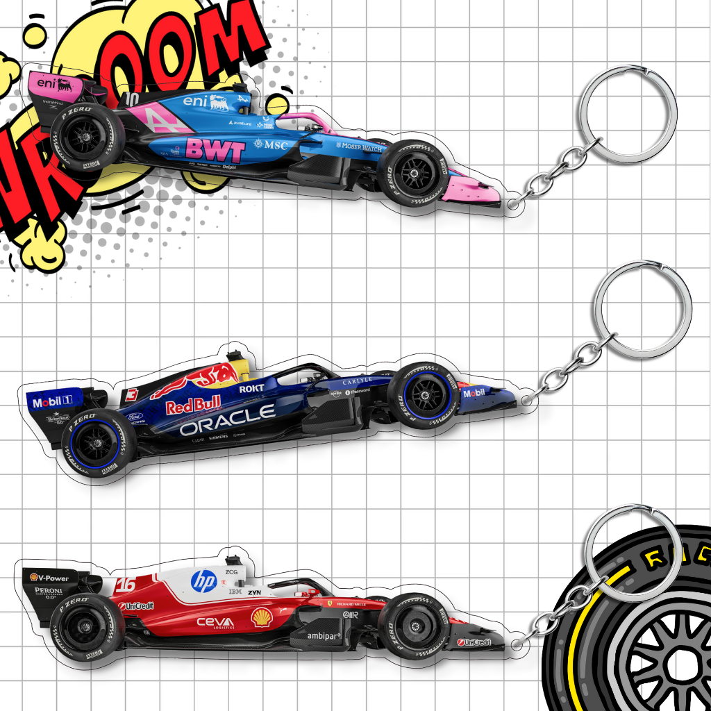 พวงกุญแจ GANTUNGAN F1 Car Seasons 2026 V2 | พวงกุญแจ Formula One 2026 F1 V2