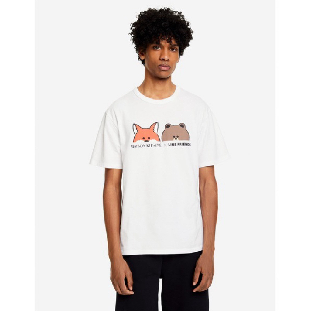 Maison kitsune X line friends thsirt