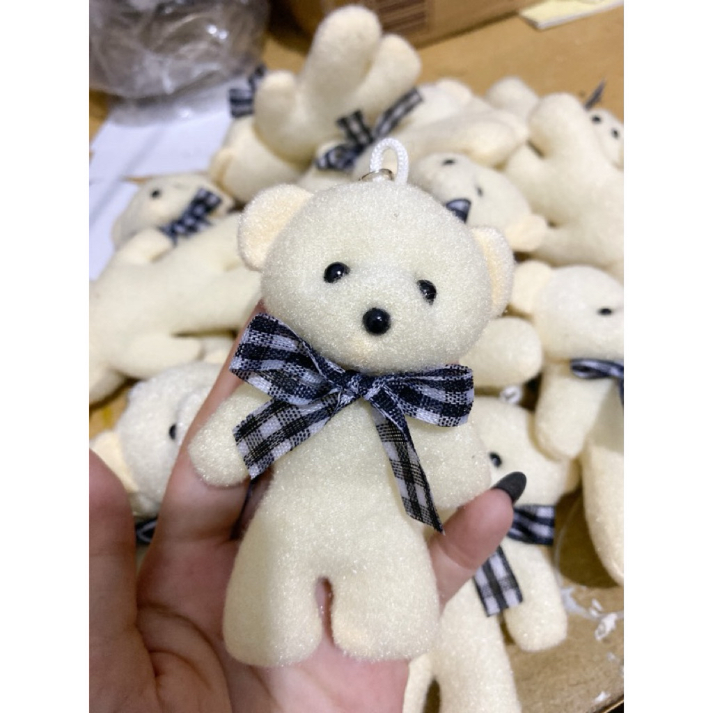 GANTUNGAN TEDDY BEAR KEYCHAIN / TEDDY BEAR KEYCHAIN / BOUQUET DOLL / GACI / KEYCHAIN / พวงกุญแจตุ๊กต
