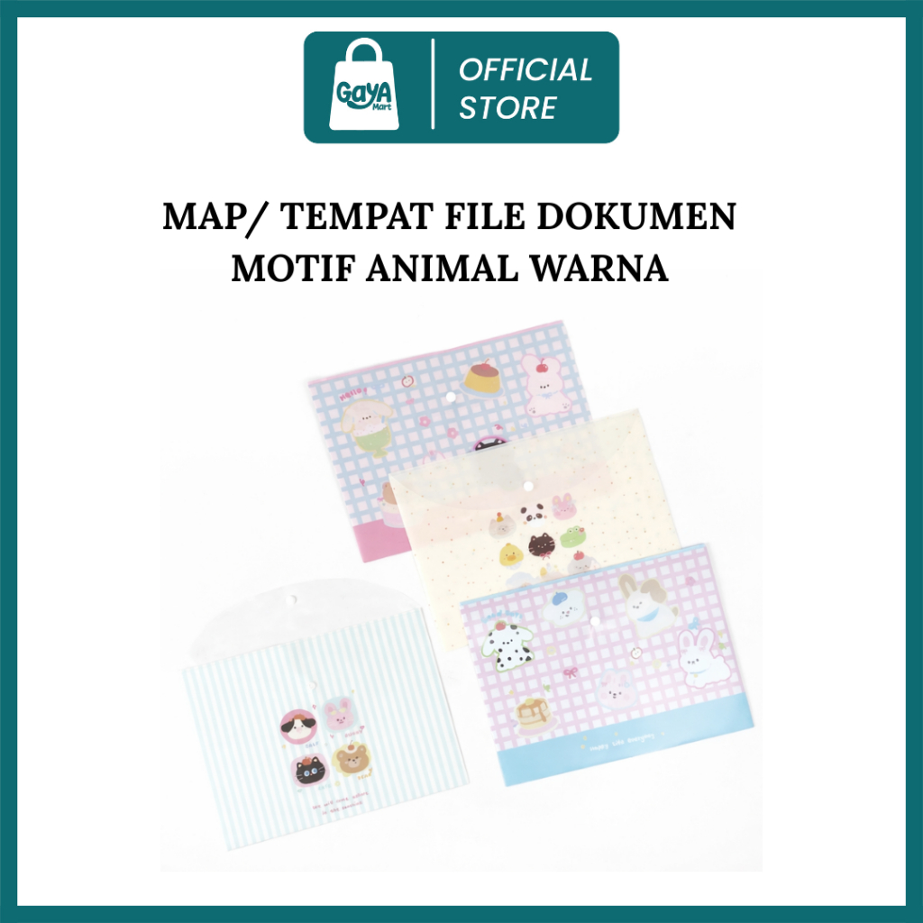 Folder/Document Folder/File Holder Animal Motif Color