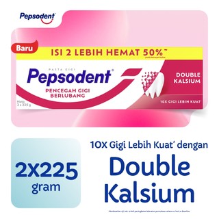 Pepsodent Pasta Gigi Pencegah Gigi Berlubang 225g Value Pack