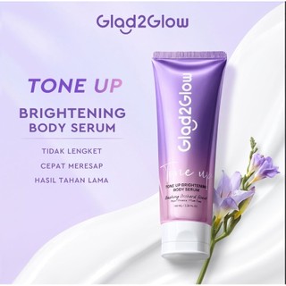 GLAD2GLOW TONE UP BRIGHTENING BODY SERUM - BLUSHING ORCHARD SCENT - 100ML