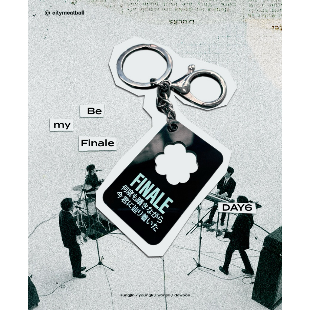 DAY6 FINALE CLOVER KEYCHAIN