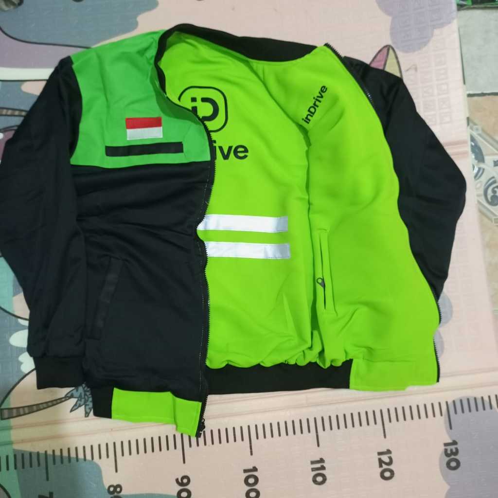 GOJEK INDRIVE FULL JACKET INDRIVE GOJEK REVERSIBLE JACKET PICT COOL