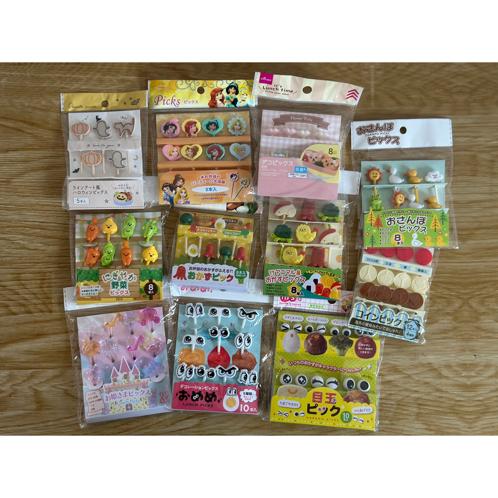 [Seria/Daiso] ปิ๊กอาหาร/ปิ่นโต สําหรับเด็กผู้หญิง