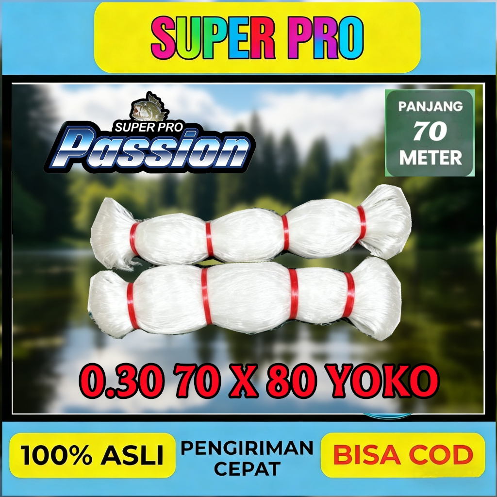 MATA FISHING NET 030 70X80 YOKO / UPRIGHT EYED FISHING NET / STRING NET 0.30 / NET 0.30 / NET / NET 